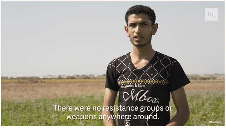 Es hatte hier keine Widerstandsgruppen oder irgendwo herum Waffen gegeben Gaza Farmers Struggle Between Economic Squeeze and Israeli Sniper Fire