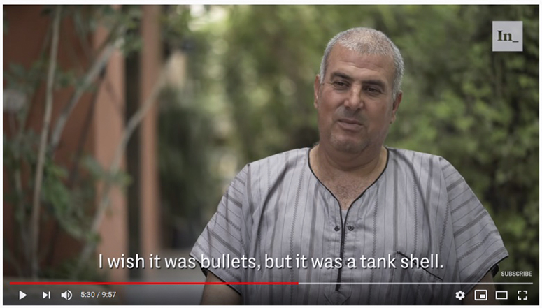 Ich wünschte, es wären Kugeln gewesen, aber es war ein Panzerbeschuss Gaza Farmers Struggle Between Economic Squeeze and Israeli Sniper Fire