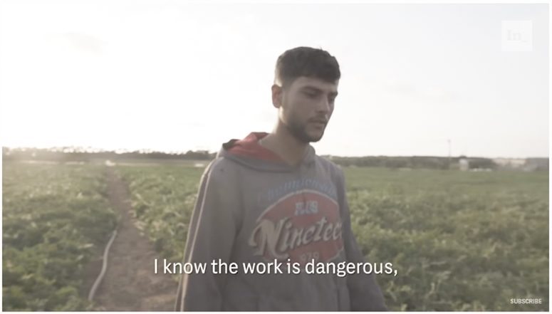 Ich weiß, dass es gefährlich ist, Gaza Farmers Struggle Between Economic Squeeze and Israeli Sniper Fire