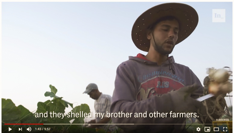 Sie haben meinen Bruder und andere Bauern beschossen Gaza Farmers Struggle Between Economic Squeeze and Israeli Sniper Fire